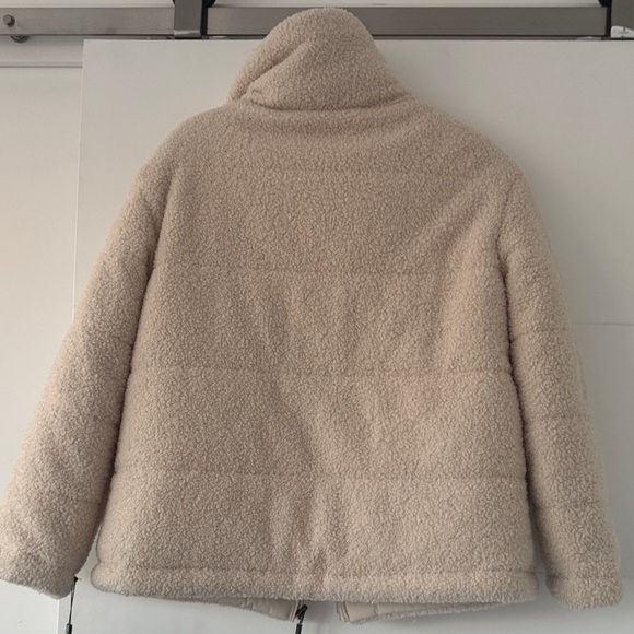 Laundry By Shelli Segal Cream Puffer Jacket - Picture 6 of 7